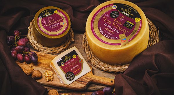 Queso de Oveja de leche cruda Reserva Etiqueta Burdeos de Pago Los Vivales