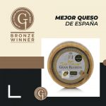 Bronce en la categoría Mejor Queso de España para nuestro Queso Gran Reserva etiqueta plata en los Global Cheese Awards 2022